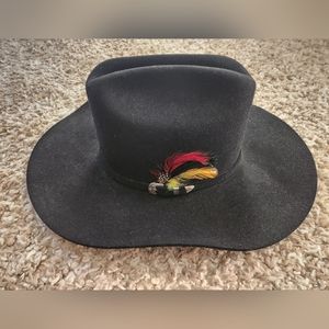 Smithbilt Western/Cowboy Felt Fur sz 7 3/8 Hat. 5X Quality.
